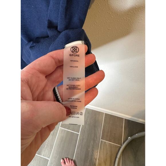 G/fore color blocked sweater tee-medium - Picture 3 of 4